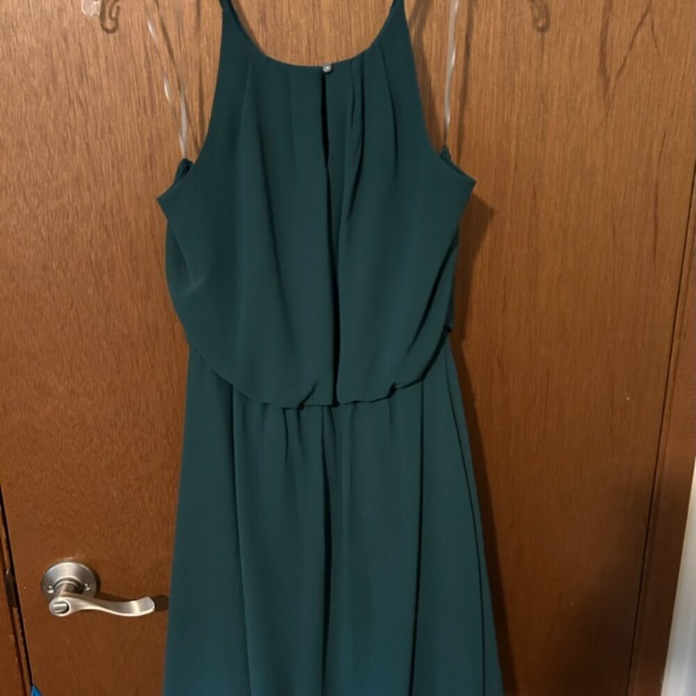 Teal party dress - L - Picture 2 of 3